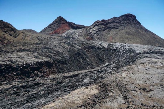 Cinder cone and lava flows, Mauna Loa
