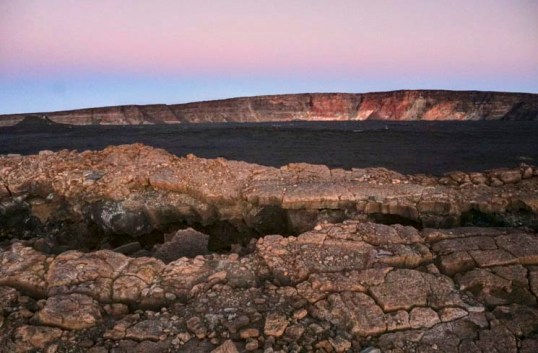 Summit caldera and fractures, Mauna Loa, Hawaii