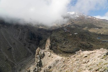 Andesitic dike, New Zealand