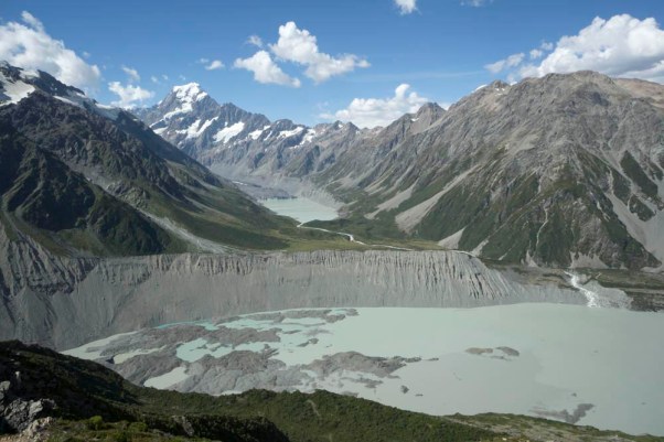 Glacial erosion and deposition, New Zealand