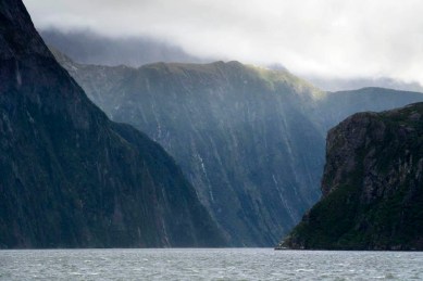 Glacial Fjord. Milford Sound, New Zealand