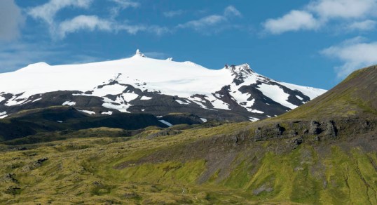 Snæfellsjökull volcano and glacier, Iceland