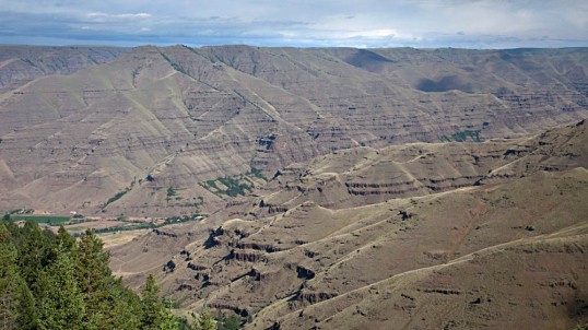 Basalt flows of the Columbia River Basalt Group, Imnaha Canyon,